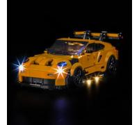 Versión actualizada de kit de luz compatible con Lego Porsche 911 GT3 RS Super Car 77239 (no modelo), juego de iluminación LED para juguetes creativos
