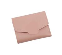 Version - Cartera corta con forma de corazón de tres pliegues para mujer, con ranura para tarjetas, cero monederos, Pink, Talla única, Americano