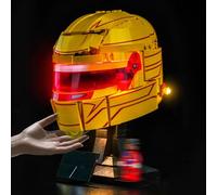 Versión con control de luz - Kit de iluminación compatible con Lego HP Lewis Hamilton Helmet 43022 (sin modelo) - Kit de iluminación LED compatible con Lego HP Lewis Hamilton Helmet