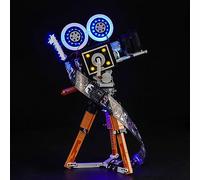 Versión con control de luz Kit de luz compatible con cámara Lego Homenaje a Walt Disney (no modelo), juego de iluminación LED compatible con Lego 43230 Walt Disney Tribute Camera