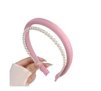 Versión coreana de diadema de calavera alta con perlas para mujer, temperamento de gama alta, accesorios para el cabello de boda (1)