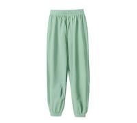 Versión coreana de pantalones para niñas y CuHK - Pantalones de aire acondicionado de algodón para 14 colores pantalones rotos niña, D, 8-9 años