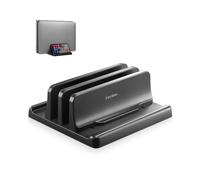 (versión de 2 postes) Soporte vertical regulable para portátil a due posti en plastica ABS