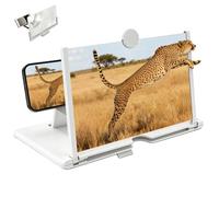 Versión de ampliación de pantalla, nuevo modelo de teléfono móvil 2026, pantalla de ampliación 3D HD con soporte plegable para películas, videos y juegos, compatible con todos los teléfonos móviles