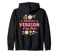 Versión en miniatura de My Mom Cute Floral Kids Funny Girl Boy Sudadera con Capucha