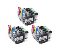 Versión Europea 1~5set LC421XL LC421 421XL Cartucho de Tinta Compatible, Compatible con Tinta de Impresora Brother DCP-J1050DW MFC-J1010DW DCP-J1140DW(LC421XL-4Color 3set)