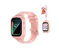 (Versión europea rosa) Reloj inteligente 4G para adultos con GPS, WIFI, ubicación LBS, videollamada,