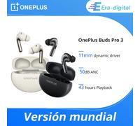 Versión global Auriculares OnePlus Buds Pro 3 Audio espacial con cancelación de ruido de hasta 50 dB y seguimiento de la cabeza Audio de alta resolución Azul zafiro