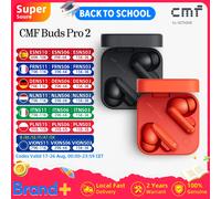 Versión Global CMF by Nothing Buds Pro 2, Auriculares Inalámbricos con Cancelación Activa de Ruido Híbrida de 50 dB, IP55, BT5.3, CMF Buds Pro 2 Blue
