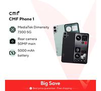 CMF BY NOTHING Phone 1 8GB RAM 256GB ROM, Negro, Pantalla AMOLED de 6.67 Pulgadas, 5000 mAh, MTK Dimensity 7300, personalizaciones de Hardware, Nothing OS 2.6