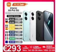 Versión global del POCO X8 Pro 5G, teléfono inteligente 5G con pantalla AMOLED de 6,59 pulgadas y 120 Hz, carga rápida HyperCharge de 100 W, batería de 6500 mAh, certificación IP68, cámara de 50 MP Ve