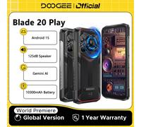 Versión Global DOOGEE Blade20 Play teléfono resistente 5G Android 15 Gemini Al 10300mAh batería 6,6 ''pantalla AI cámara teléfono móvil 8GB 256GB Red