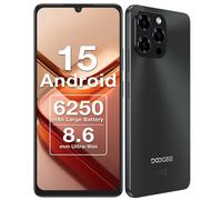 Versión Global DOOGEE Note 58, Teléfono Inteligente Android 15, 8GB RAM+128GB ROM, Pantalla IPS HD+ de 6.75 Pulgadas y 90Hz, Batería Grande de 6250mAh, NFC 8GB 128GB Natural