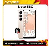 Versión Global DOOGEE Note56 X Smartphone Android 16 24GB RAM (3GB+21GB) 64GB ROM Pantalla de 6.56'' Batería de 6150mAh Teléfono Móvil 3GB 64GB Black