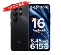 DOOGEE Note 56 Edición VIP, último smartphone con Android 16, pantalla de 6.56 pulgadas, batería de 6150 mAh, 24 GB de RAM (3+21), 64 GB de ROM, teléfono móvil, smartphone. NO TWS Black