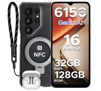 Versión Global DOOGEE Note56X Pro VIP Smartphone Android 16 Gemini AI Batería de 6150mAh Pantalla de 6.56'' Teléfono Móvil Widevine L1 BLACK SET