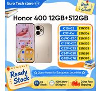Versión Global HONOR 400 Smartphone 5G Snapdragon 7 Gen 3 Cámara IA Ultra Nítida de 200MP Pantalla AMOLED de 6.55'' 6000mAh 66W SuperCharge Midnight Black