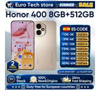 Versión Global HONOR 400 Smartphone 5G Snapdragon 7 Gen 3 Cámara IA Ultra Nítida de 200MP Pantalla AMOLED de 6.55'' 6000mAh 66W SuperCharge Desert Gold