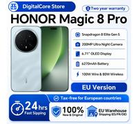 HONOR Magic8 Pro 5G - Teléfono móvil, cámara súper nocturna AI de 200 MP, cámara selfie de 50 MP AI, batería de 6270 mAh para todo el día, 12 GB de RAM 512 GB, IP68, IP69 e IP69K resistente al agua y