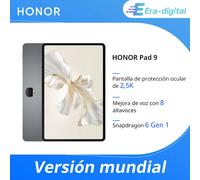Versión Global HONOR Pad 9 Tableta con pantalla de 12,1 pulgadas Snapdragon 6 Gen 1 Cámara trasera de 13MP Batería de 8300mAh BT5.1 Ocho altavoces Grey