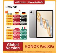 Versión Global HONOR Pad X9a Tablet Snapdragon 685 4G 11.5inches 120Hz 2.5K HONOR Fullview Display 8300mAh Batería 8MP Cámara Trasera Gris