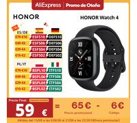 Honor Watch 4 4,45 cm (1.75") AMOLED Digital 450 x 390 Pixeles Pantalla táctil Negro GPS (satélite)