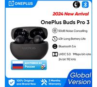 Versión Global Oneplus Buds Pro 3 TWS auricular Bluetooth 50dB cancelación activa de ruido 43h duración de la batería Bluetooth 5,4 IP55 AAC SBC Black
