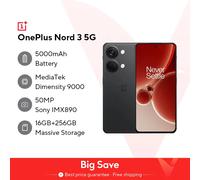 Móvil - ONEPLUS Nord 3, Gris, 256 GB, 16 GB RAM, 6,74 ", Mediatek Dimensity 9000 (4 nm), 5000 mAh, Android