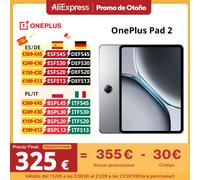 Versión Global OnePlus Pad 2 Snapdragon 8 Gen 3 Chipset 3K 12.1 Pulgadas Pantalla 9510mAh Batería 67W SUPERVOOC Charge 13MP Cámara Trasera Tablet Agregar OnePlus Stylo 2
