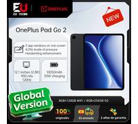 Versión global OnePlus Pad GO 2 8+128 GB WiFi, 8+256 5G, pantalla de 12,1 pulgadas y 2,8k, 10 050 mAh 33 W, OxygenOS 16, Wi-Fi 6, Bluetooth 5.4 Lavender Drift