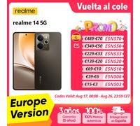 Versión Global realme 14 5G Smartphone Snapdragon 6 Gen 4 120Hz AMOLED Esports Display 50MP OIS AI Camera 6000mAh Titan Battery Mecha Silver