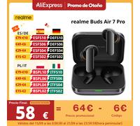 realme Buds Air 7 Pro AI Bluetooth Earphone 53dB 5000Hz Noise Cancellation BT 5.4 48 Hours Battery Life Hi-Res LHDC 5.0 IP55 New Glory Beige