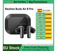 Versión Global realme Buds Air 8 Pro Auriculares Inalámbricos con Cancelación Activa de Ruido de 55dB, Bluetooth 6.1, Batería de 48 Horas shipped today