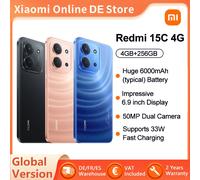 Xiaomi - Redmi 15C 17,5 cm (6.9") 4G USB Tipo C 4 GB 256 GB 6000 mAh Azul