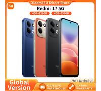 Versión Global Redmi 17, Teléfono Inteligente 5G, Carga Turbo de 45W, Batería de 7500mAh, Snapdragon 4 Gen 5, Luz RGB Dinámica, Cámara Trasera de 50MP, IP64, Xiaomi HyperOS 3, NFC Negro