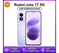 Smartphone Xiaomi Redmi Note 17 6GB/ 256GB/ 6.99'/ 5G/ Negro