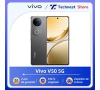 Versión Global Vivo V50 5G Smartphone Snapdragon 7 Gen3 6000mAh Batería 90W Charge 6.77inch 120Hz AMOLED Pantalla 50MP Cámara principal Satin Black