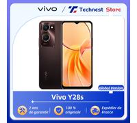 Versión Global Vivo Y28s 5G Smartphone 50MP HD Cámara principal Dimensity 6300 CPU 5000mAh Batería 6.56inches 90Hz Display Mocha Brown
