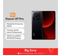 Versión Global Xiaomi 13T Pro 5G 50MP Leica Cámara 144Hz 6.67" AMOLED 5000mAh 120W HyperCharge IP68 Global Version Black