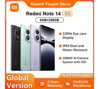 Xiaomi Redmi Note 14 5G 16,9 cm (6.67") Ranura híbrida Dual SIM USB Tipo C 8 GB 256 GB 5110 mAh Verde