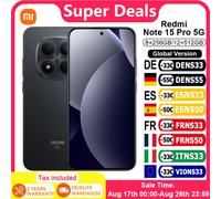 Telefono movil smartphone xiaomi redmi note 15 pro 5g - 12gb - 512gb - 6.8 pulgadas - azul