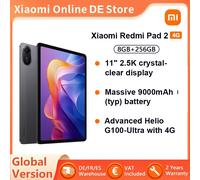 Versión Global Xiaomi Redmi Pad 2 4G compatible con hasta 2TB de almacenamiento expandible pantalla cristalina de 11 "2,5 K batería de 9000mAh Graphite Gray