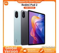 Versión Global Xiaomi Redmi Pad 2 WIFI 11' Xiaomi HyperOS 90Hz Advanced Helio G100-Ultra 2TB de Almacenamiento Expandible Batería de 9000mAh Green
