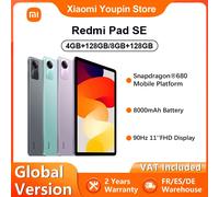 Versión global Xiaomi Redmi Pad SE Tableta de 11 pulgadas Snapdragon ® 680 Altavoces cuádruples Dolby Atmos ® Batería grande con pantalla de 11" y 8000 mAh Graphite Gray
