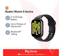 Xiaomi Redmi Watch 5 Active 5,08 cm (2") LCD Digital 320 x 385 Pixeles Pantalla táctil Negro