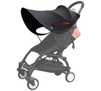 Version mejorada de Baby Stroller Visor Carriage Shade Toldo cubierta para cochecitos de Accesorios Negro