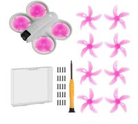 (Versión mejorada, incluye tornillos) Hélice de paleta colorida para DJI NEO Silent Power Reducción de ruido, repuesto Traverser Wings Drone Accesorios