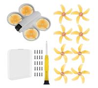 (Versión mejorada, incluye tornillos) - Hélice de paleta colorida para DJI NEO Silent Power Reducción de ruido, repuesto Traverser Wings Drone Accesorios