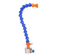 Versión mejorada Sistema de pulverización lubricación refrigerante niebla para corte metal Grabado Máquina pulverizadora enfriamiento tubería aire Taladro fresado torn Single tube 19.7 in Flat Nozzle