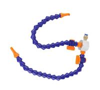 Versión mejorada Sistema de pulverización lubricación refrigerante niebla para corte metal Grabado Máquina pulverizadora enfriamiento tubería aire Taladro fresado tor Double tube 15.7 in Round Nozzle